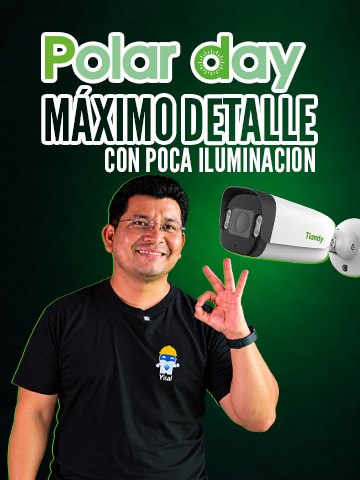 Polar Day de Tiandy Máximo detalle con poca iluminación